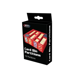 Card Bin Partitions - Red