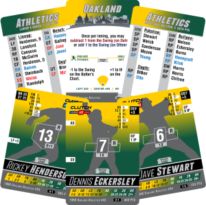 1990 Oakland Athletics Team Set