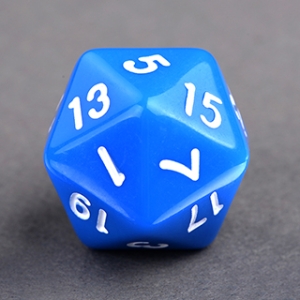 D20 Blue Die