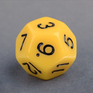 D12 Yellow Die