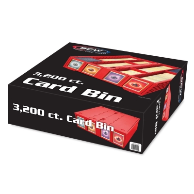 Card Bin - 3200 - Red