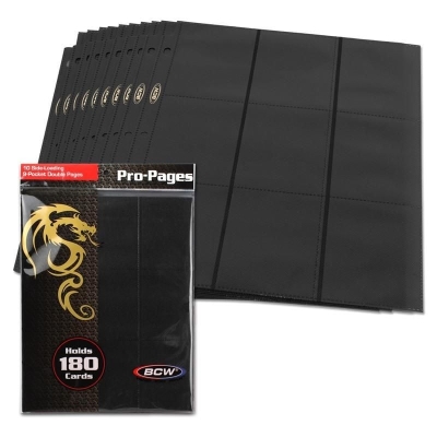 Side Loading 18-Pocket Pro Pages - Black