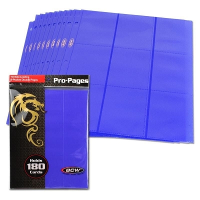 Side Loading 18-Pocket Pro Pages - Blue